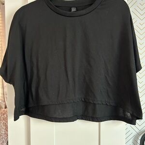 SHEIN Black Crop Top